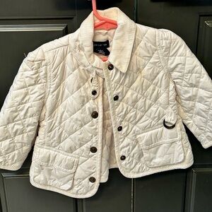 Ralph Lauren Kids Cream Puffer Jacket